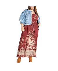 Plus Faith Maxi Dress