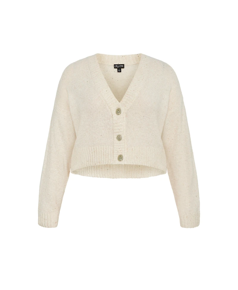 City Chic Plus Miranda Cardigan