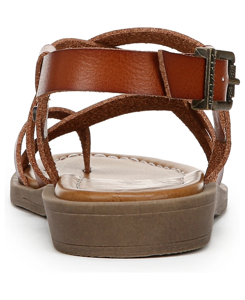 Blowfish Malibu Women's Devon 3 Toe Loop Strappy Flat Sandals