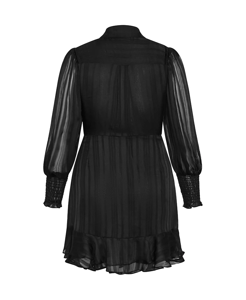 City Chic Plus Stripe Lover Dress