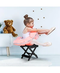 Sorbus Bamboo Folding Step Stool Bench - Great for Bathroom, Spa, Sauna