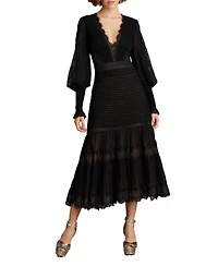 Tadashi Shoji Women's Nyssa Bishop Sleeve Dress