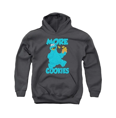 Sesame Street Youth More Cookies Pull Over Hoodie