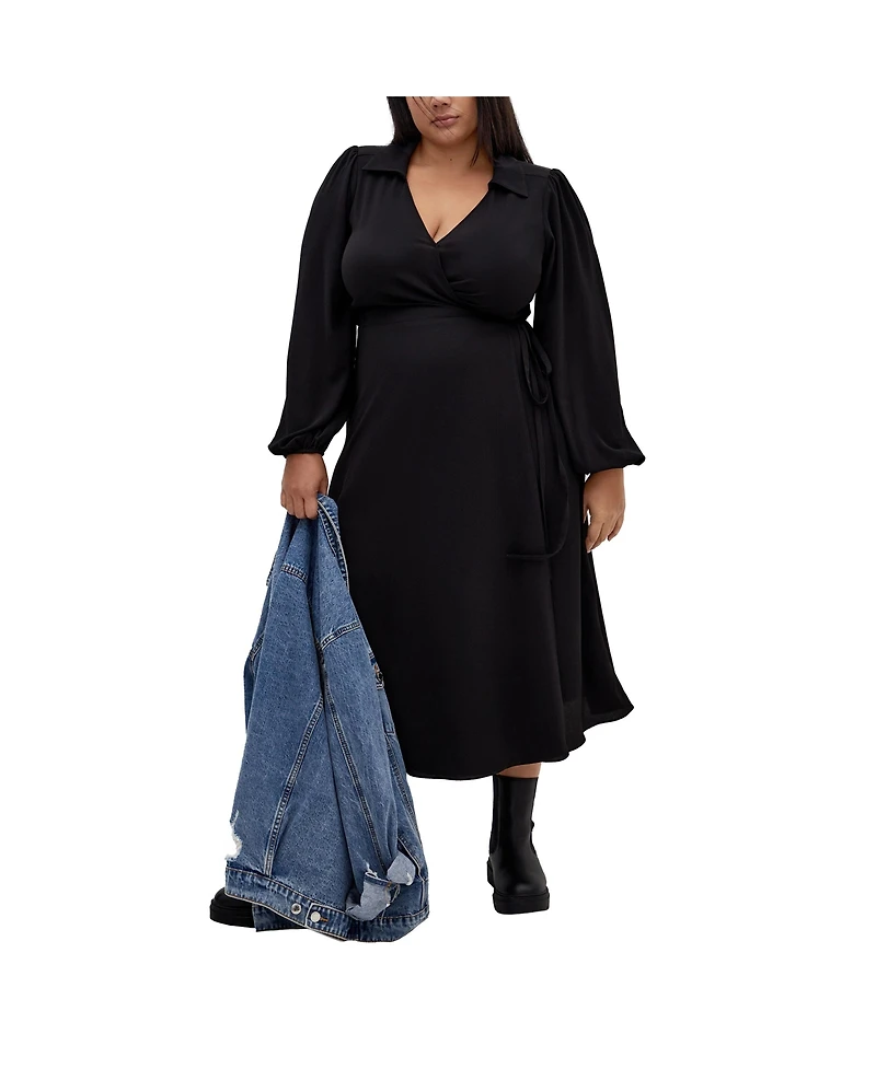 Plus Arizona Wrap Dress