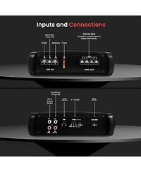 Pyle 2-Channel Bridgeable Mosfet Amplifier, 2000 Watt Max, Invincible Series