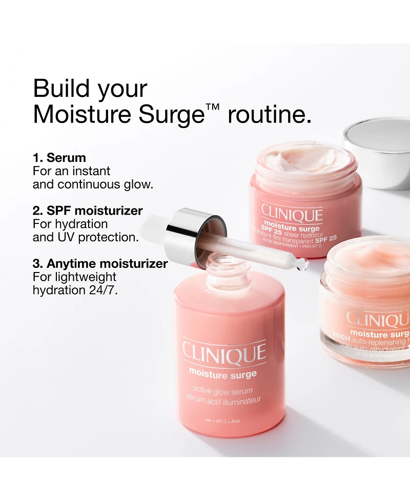 Clinique Moisture Surge Active Glow Serum with Hyaluronic Acid