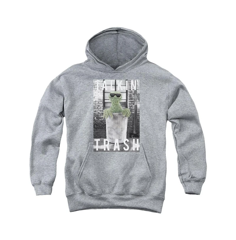 Sesame Street Youth Talkin Trash Pull Over Hoodie