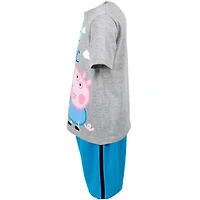 Peppa Pig Boys T-Shirt and Mesh Shorts Outfit Set