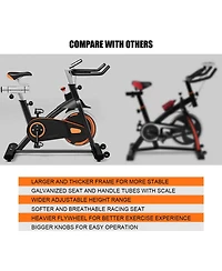 Gymax Cardio Fitness Cycling Exercise Bike Gym Workout Stationary Bicycle
