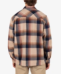 Hurley Men's Santa Cruz Shoreline Flannel Long Sleeve Shirt