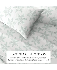 Linery & Co. 100% Turkish Cotton Winter Flannel Sheet Set