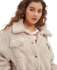 Ugg Women's Frankie Sherpa Fleece Trucker Jacket