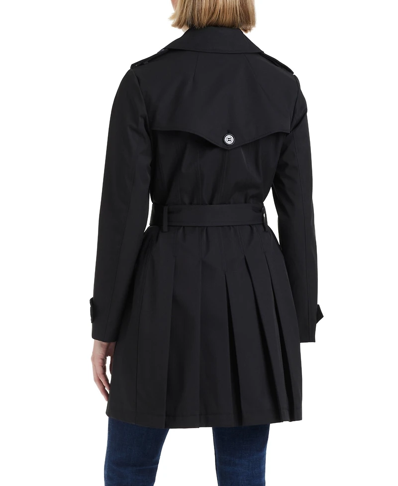 Kate Spade New York Women s Short Double-Breasted Trench Coat
