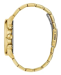 Guess Men's Multi-Function Gold Tone Stainless Steel Watch, 44mm