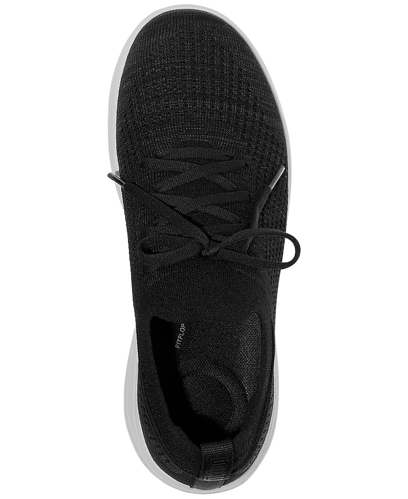 FitFlop Women's Super-q Knit Slip-On Lace-Up Sneakers