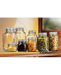 Bormioli Rocco Fido 10.15-Oz. Glass Jars, Set of 6