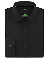 Tom Baine Men Slim Fit Four Way Stretch Solid Dress Shirt