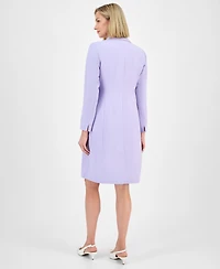 Le Suit Women's Elongated Blazer Dress Suit, Regular & Petite
