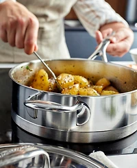 Demeyere Atlantis 3-Qt. Stainless Steel Saute Pan with Helper Handle