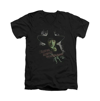 Wizard Of Oz Mens And Your Little Dog Too Short Sleeve Adult V Neck Premium Cotton Tee / T-Shirt