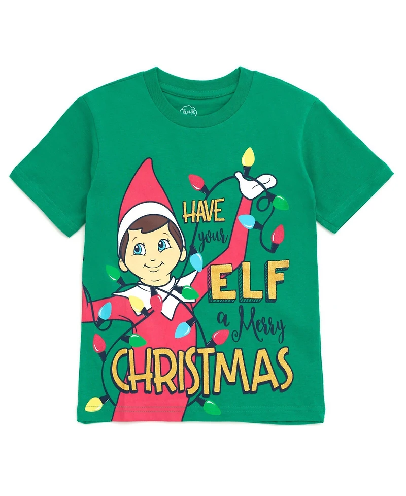 Elf on the shelf Little Boys The Christmas 2 Pack T-Shirts to
