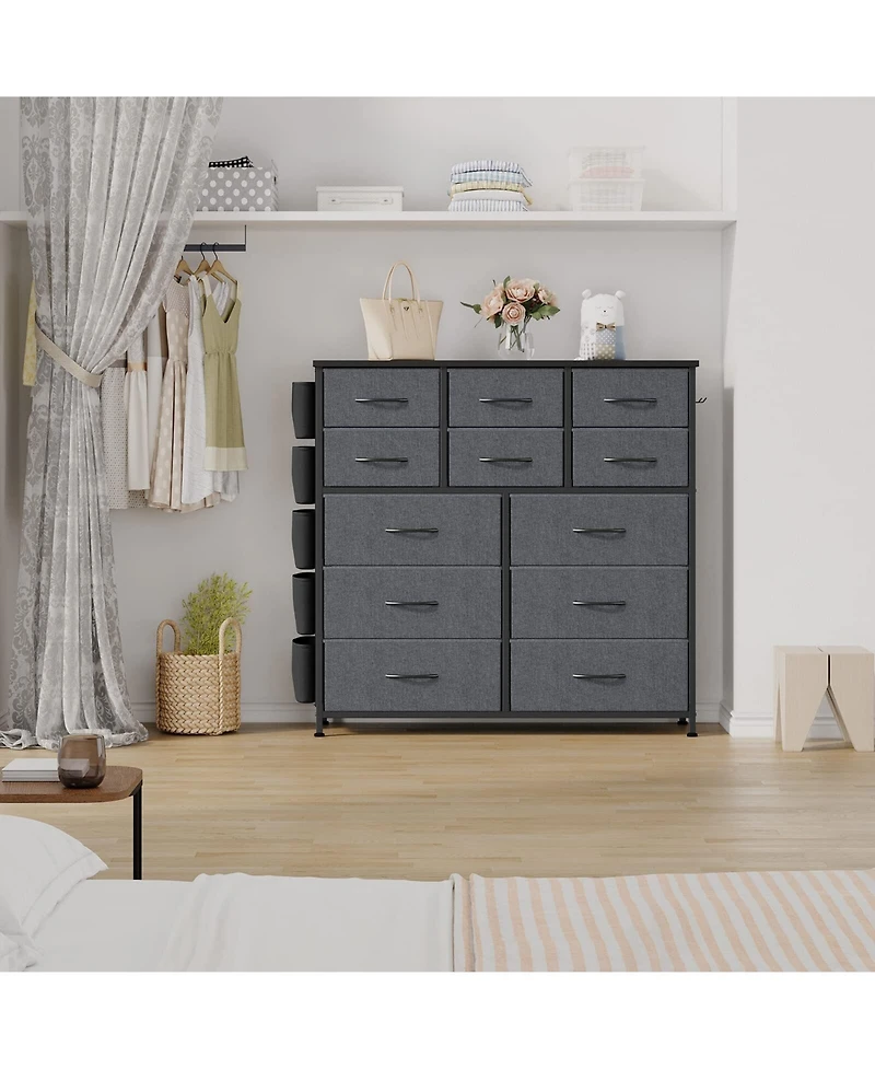 gaomon 12 Drawer Dresser for for Bedroom, Fabric Dressers & Chest of Drawers