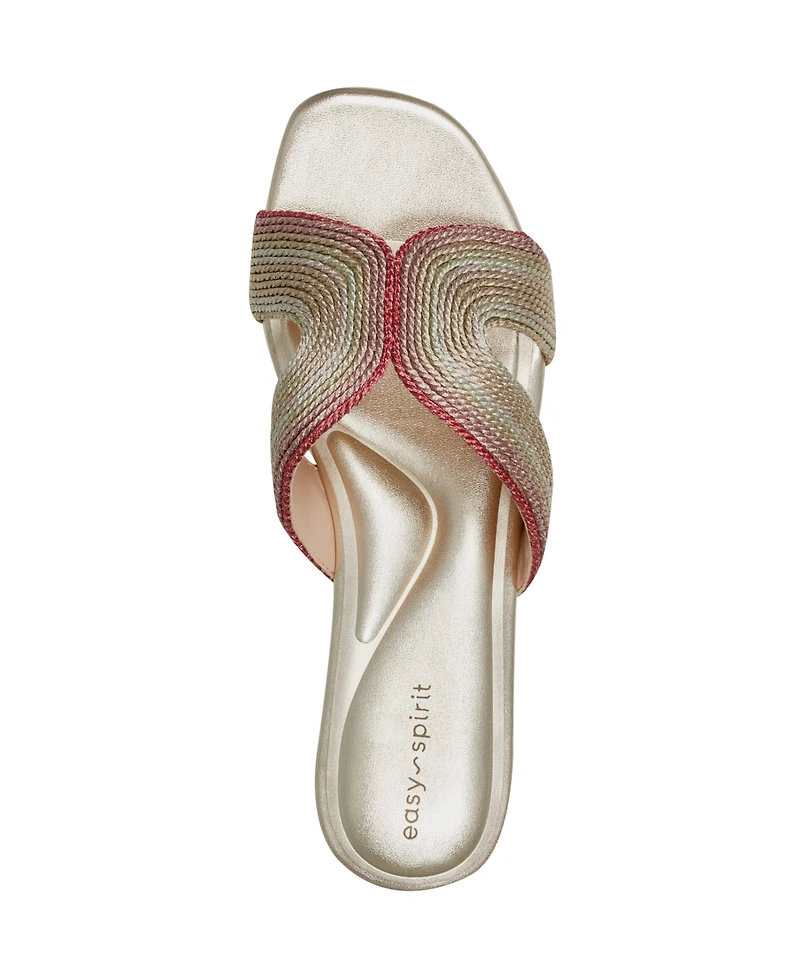 Easy Spirit Women's Calera Flat Slip-On Sandals