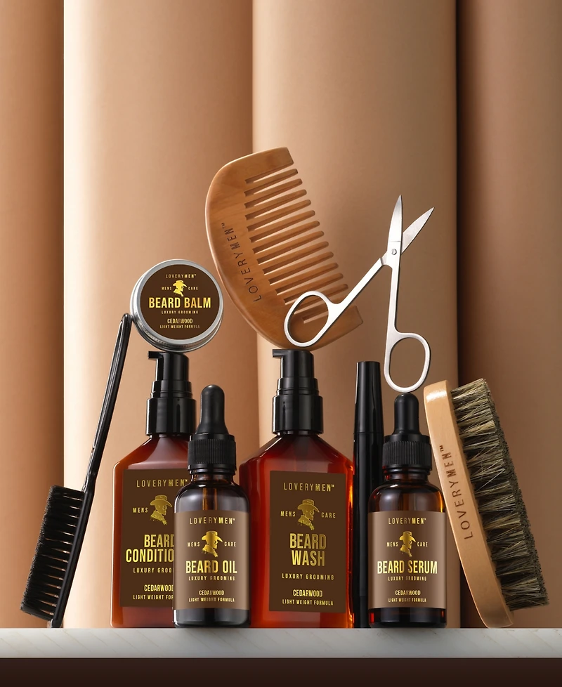 Lovery 9-Pc. LoveryMen Beard Care Gift Set