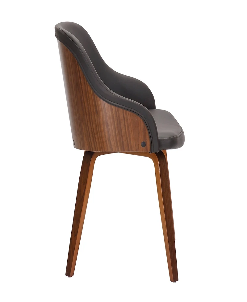Lumisource 31" Wood Bacci Mid-Century Modern Dining Accent Chair