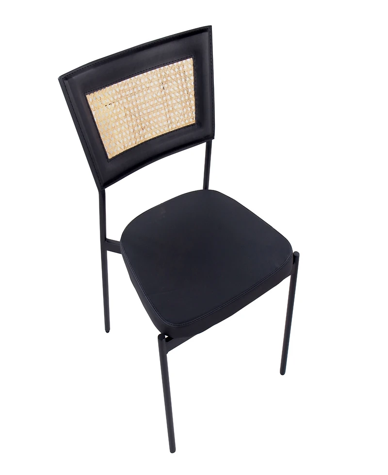 Lumisource 32" Metal Tania Contemporary Dining Chair, Set of 2