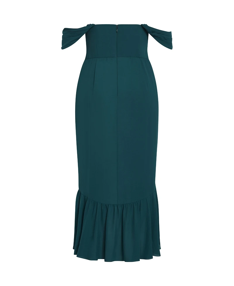 City Chic Plus Rosabella Maxi Dress