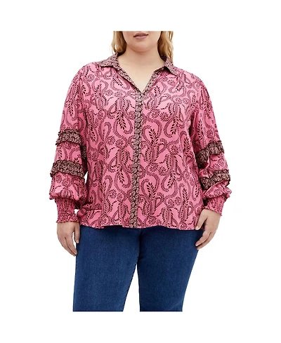 City Chic Plus Size Dreamweaver Shirt