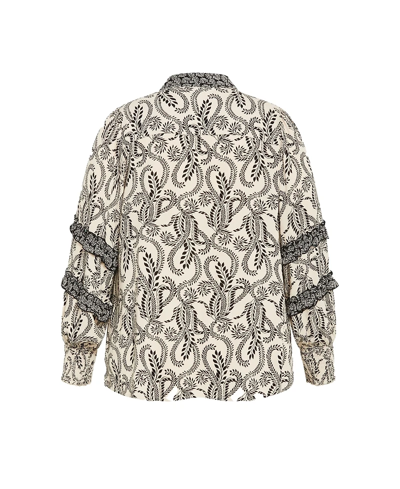 City Chic Plus Dreamweaver Shirt