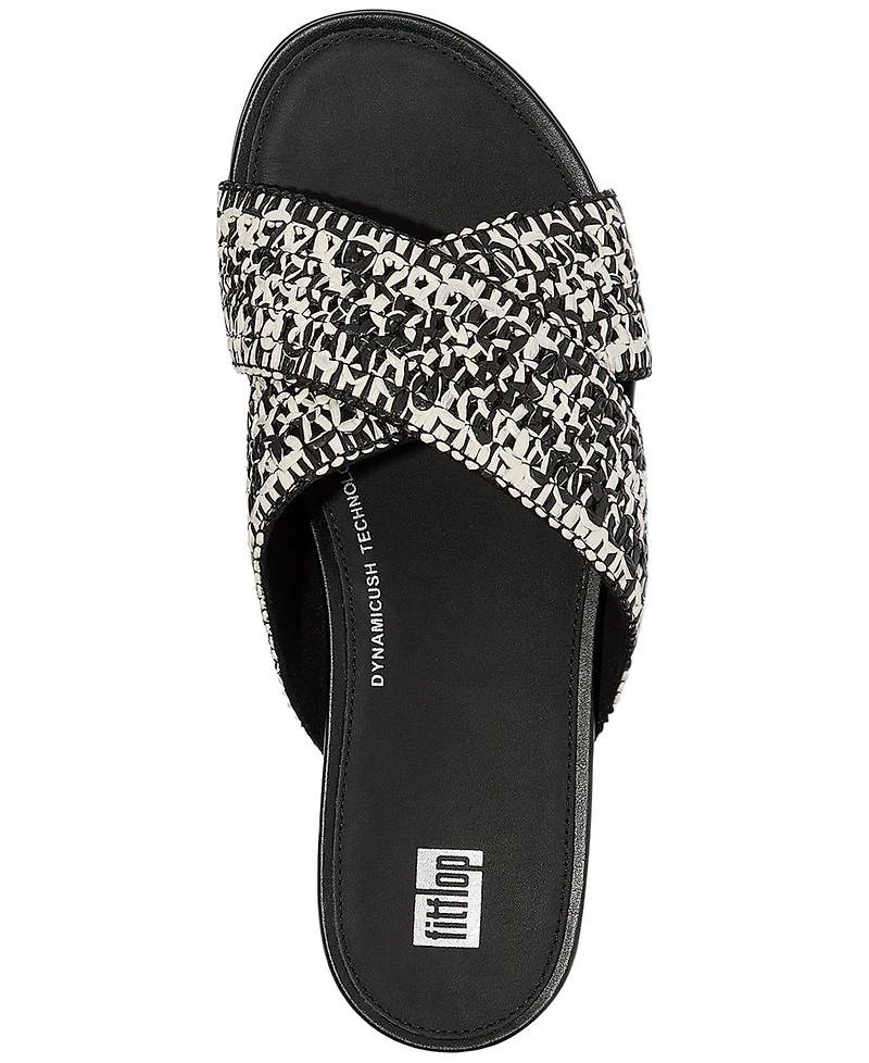 FitFlop Women's Gracie Woven Cross Slide Sandals
