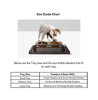 Hiddin Grey Overflow Feeder Tray, Large