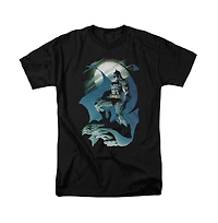 Batman Men's Glow Of The Moon Short Sleeve Adult Tee / T-Shirt