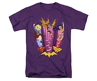 Dc Wonder Woman Men's Superhero Girls Comics Super Trio Short Sleeve Adult Tee / T-Shirt