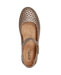 Earth Women's Lady Perforated Mary Jane Flats