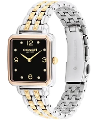 Coach Women's Cass Tri-Tone Stainless Steel Bracelet Watch, 28mm