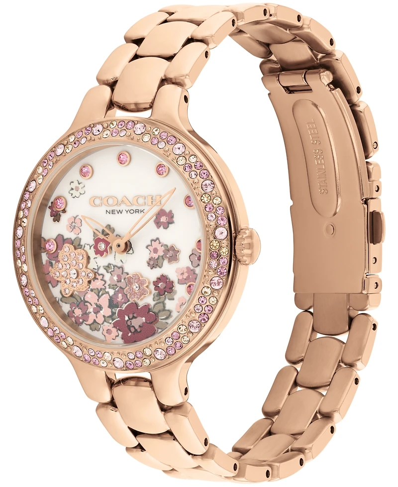 Coach Women's Chelsea Rose Gold Tone Stainless Steel Bracelet Watch, 36mm