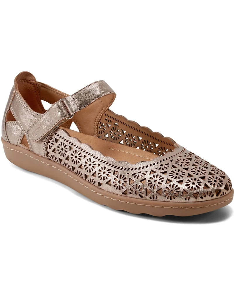 Earth Women's Lady Perforated Mary Jane Flats