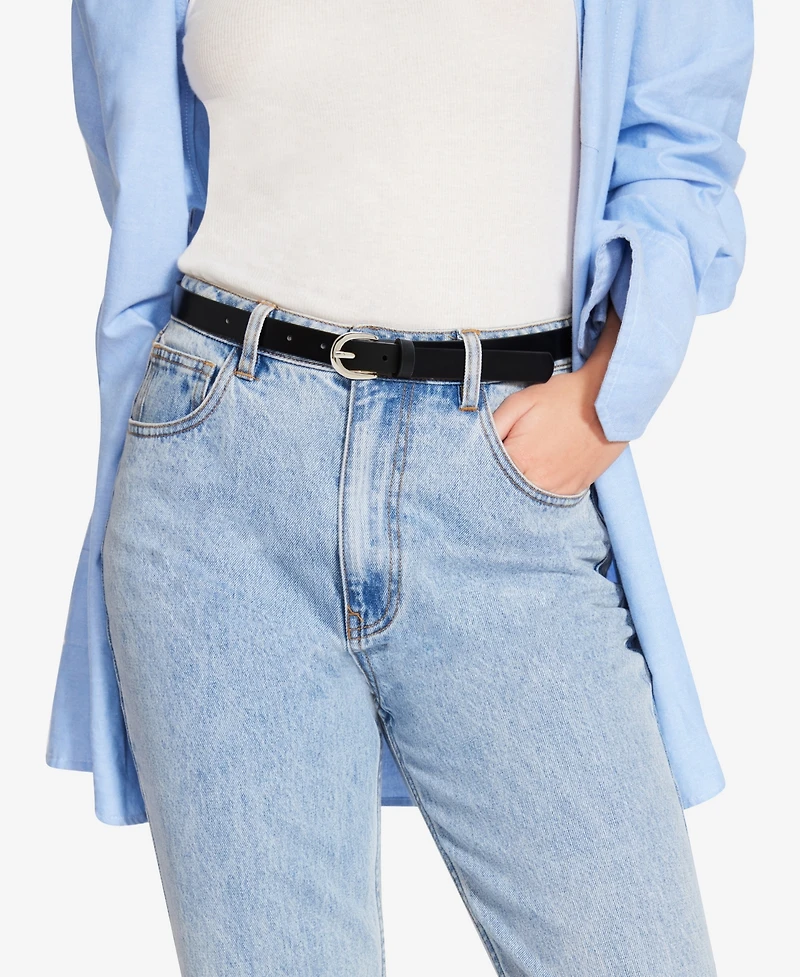 Steve Madden Women's 3-Pc. Faux-Leather Belt Set