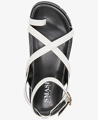 Smash Shoes Women's Ava Sport Flat Sandals - Extended Sizes Available