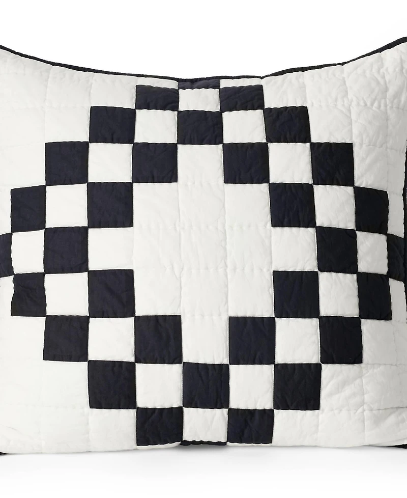 Lands' End Irish Chain Quilt Sham