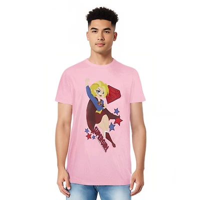 Dc Wonder Woman Men's Superhero Girls Comics Supergirl Short Sleeve Adult Tee / T-Shirt