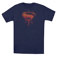 Batman V Superman Mens Tech Super Logo Short Sleeve Adult Tee / T-Shirt