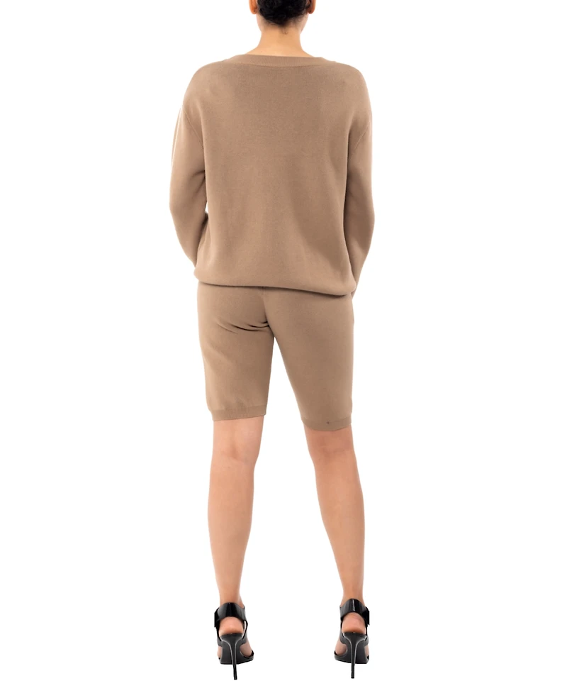 Dai Moda Women's Fusion Crew Neck