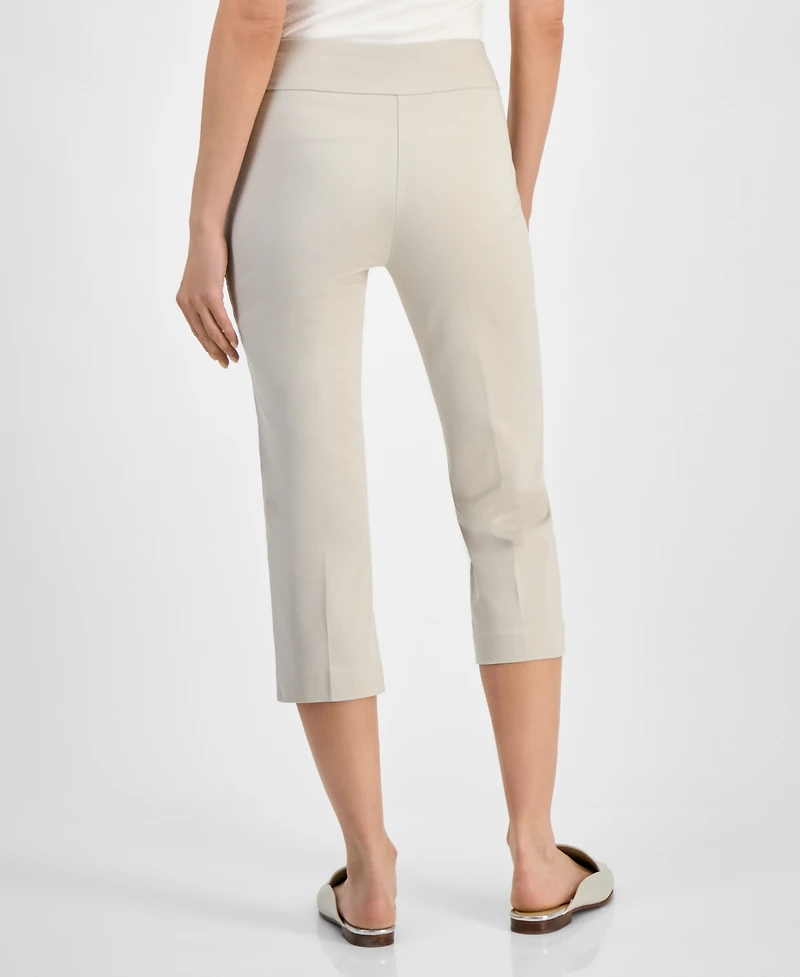 Jm Collection Women's Pull-On Capri Tummy-Control Pants, Exclusively at Macy's