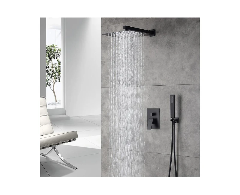 Casainc Pressure-Balanced (Temperature And Volume) All-In-One Kit with Rough in-Valve