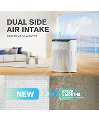 Morento Air Purifier Replacement Filter, True Hepa Filter Compatible with Morento5866, Enhanced Version, 2 Pack